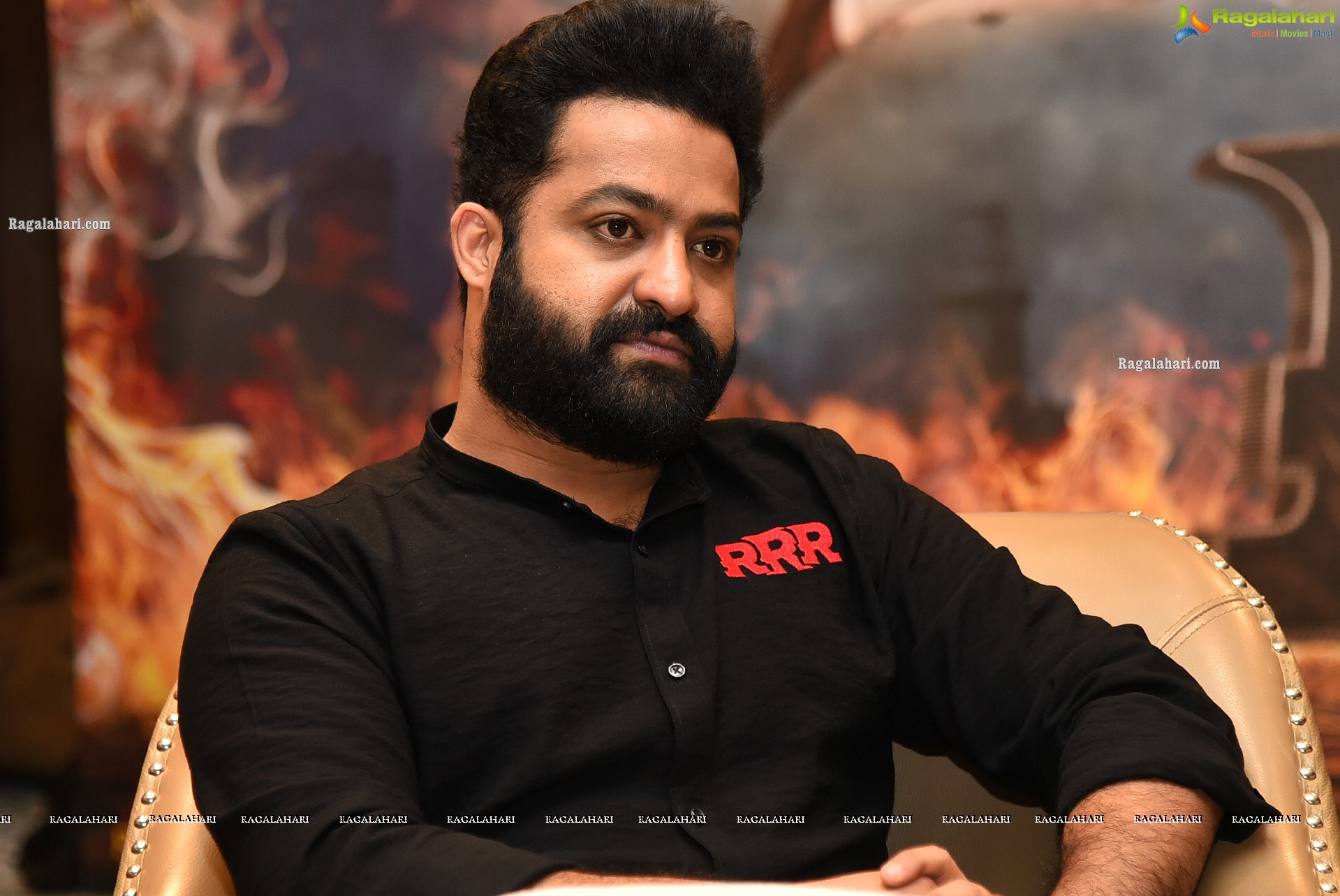 NTR Jr. at RRR Movie Press Meet, HD Photo Gallery