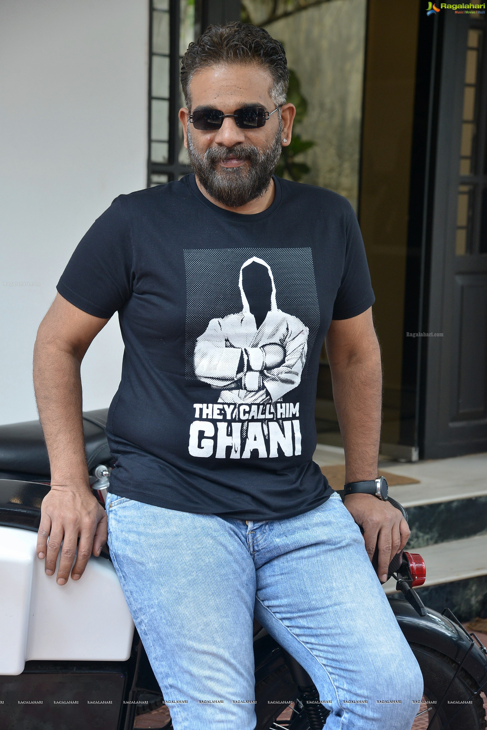 Producer Allu Venkatesh at Ghani Movie Interview, HD Photo Gallery