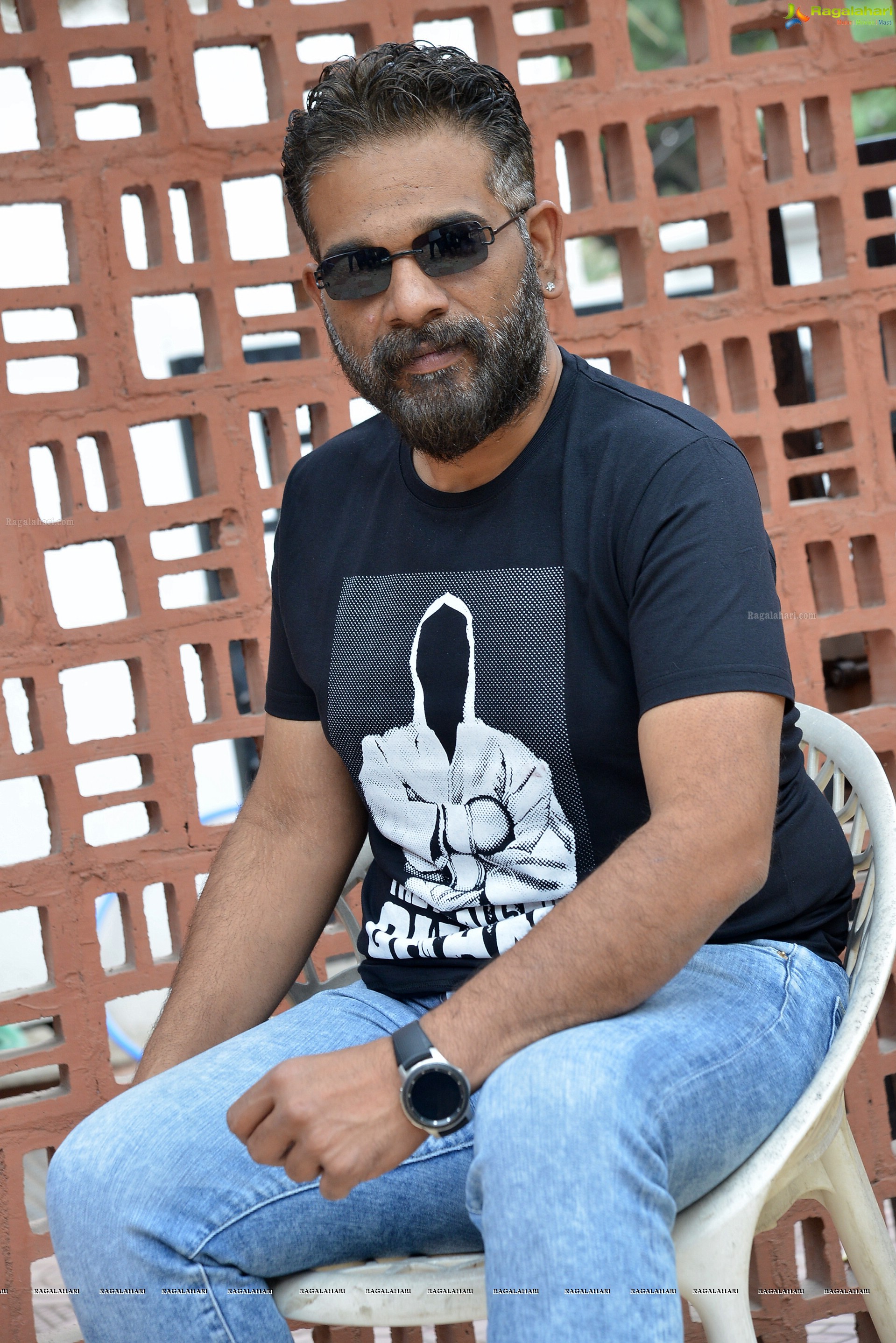 Producer Allu Venkatesh at Ghani Movie Interview, HD Photo Gallery