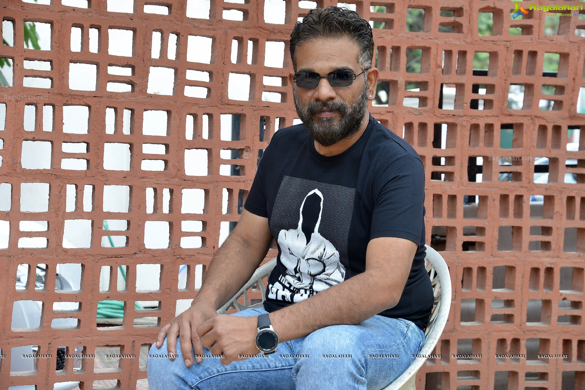 Producer Allu Venkatesh at Ghani Movie Interview, HD Photo Gallery