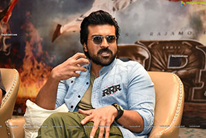 Ram Charan at RRR Movie Press Meet