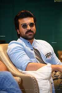 Ram Charan at RRR Movie Press Meet