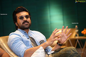 Ram Charan at RRR Movie Press Meet