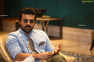 Ram Charan at RRR Movie Press Meet