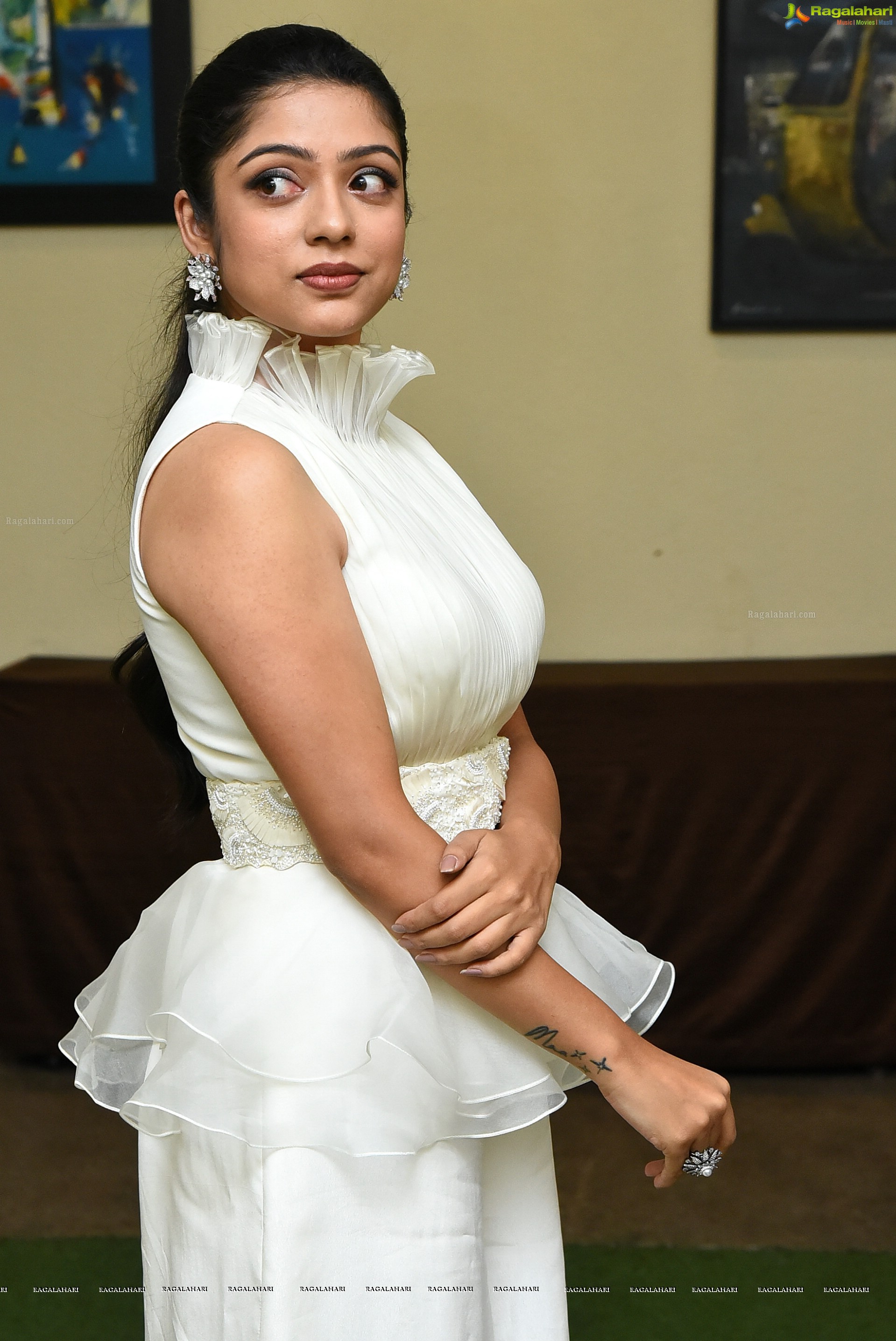 Varsha Bollamma at Stand Up Rahul Movie Pre-Release Event, HD Photo Gallery