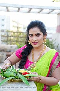 Anusha Parada Exclusive Ugadi Photo Shoot