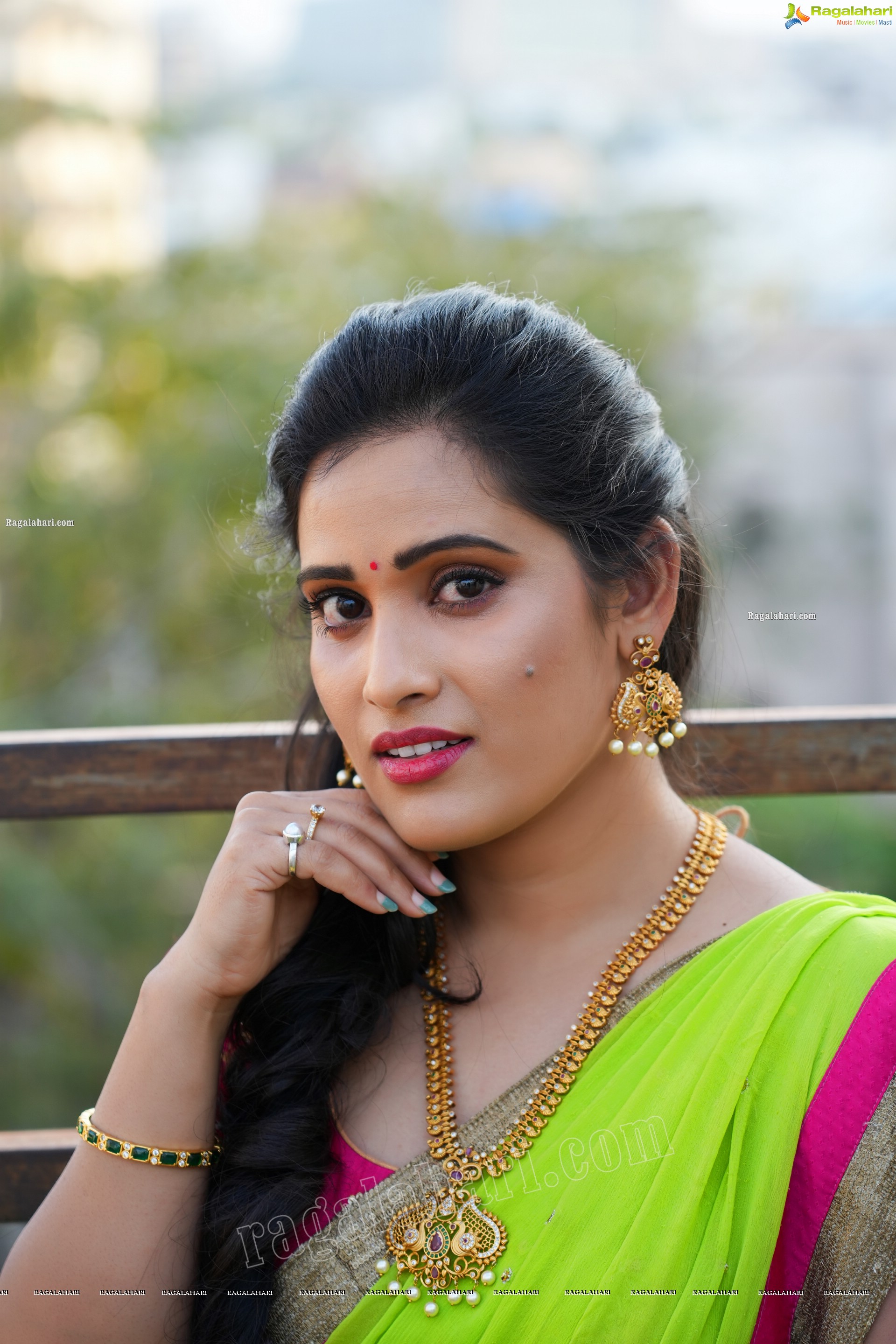 Anusha Parada Ragalahari Exclusive Ugadi Photo Shoot