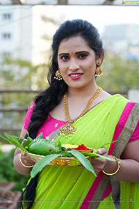 Anusha Parada Exclusive Ugadi Photo Shoot