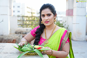 Anusha Parada Exclusive Ugadi Photo Shoot