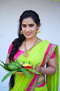 Anusha Parada Exclusive Ugadi Photo Shoot