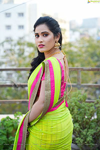 Anusha Parada Exclusive Ugadi Photo Shoot