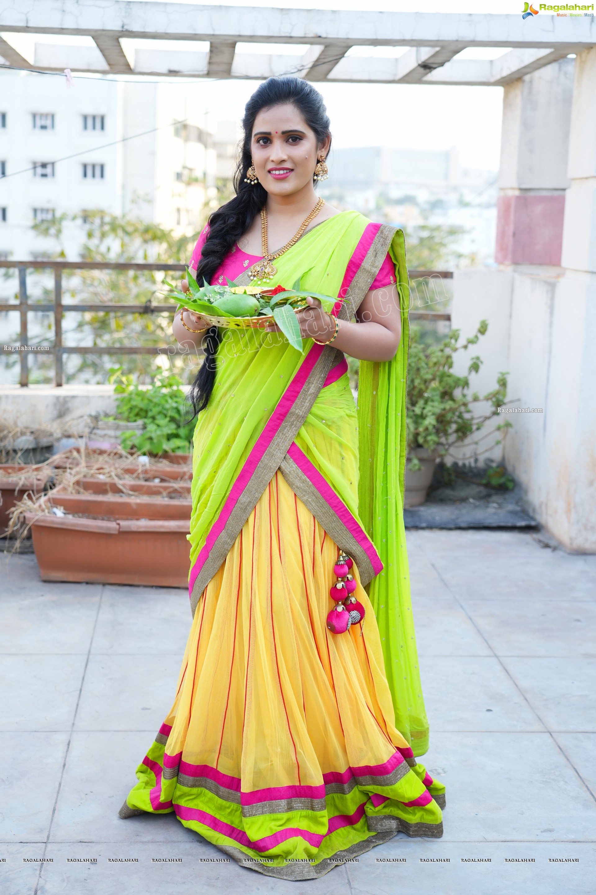 Anusha Parada Ragalahari Exclusive Ugadi Photo Shoot