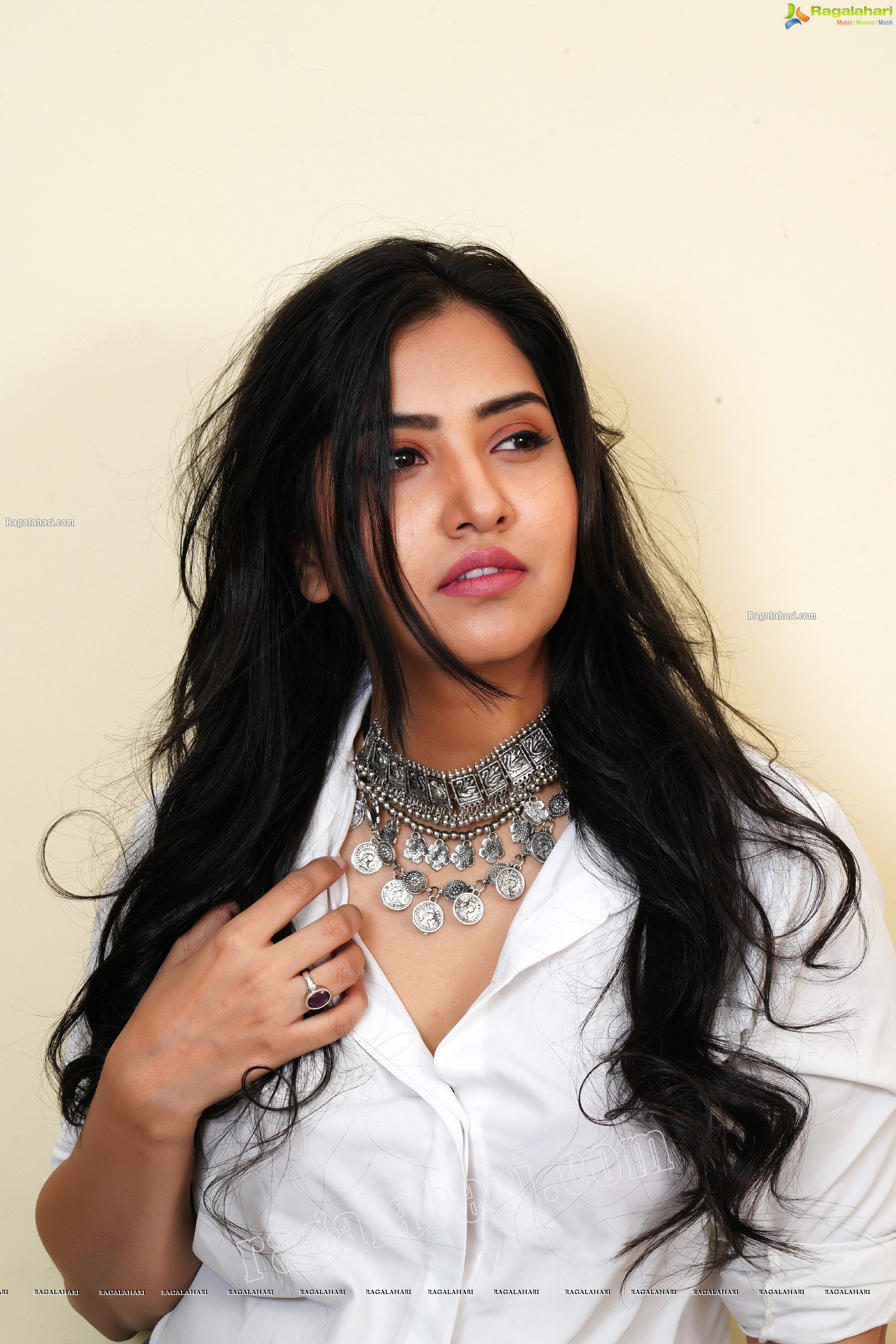Palak Gangele in White Shirt and Jeans, Exclusive Photoshoot