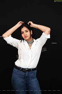 Palak Gangele in White Shirt and Jeans