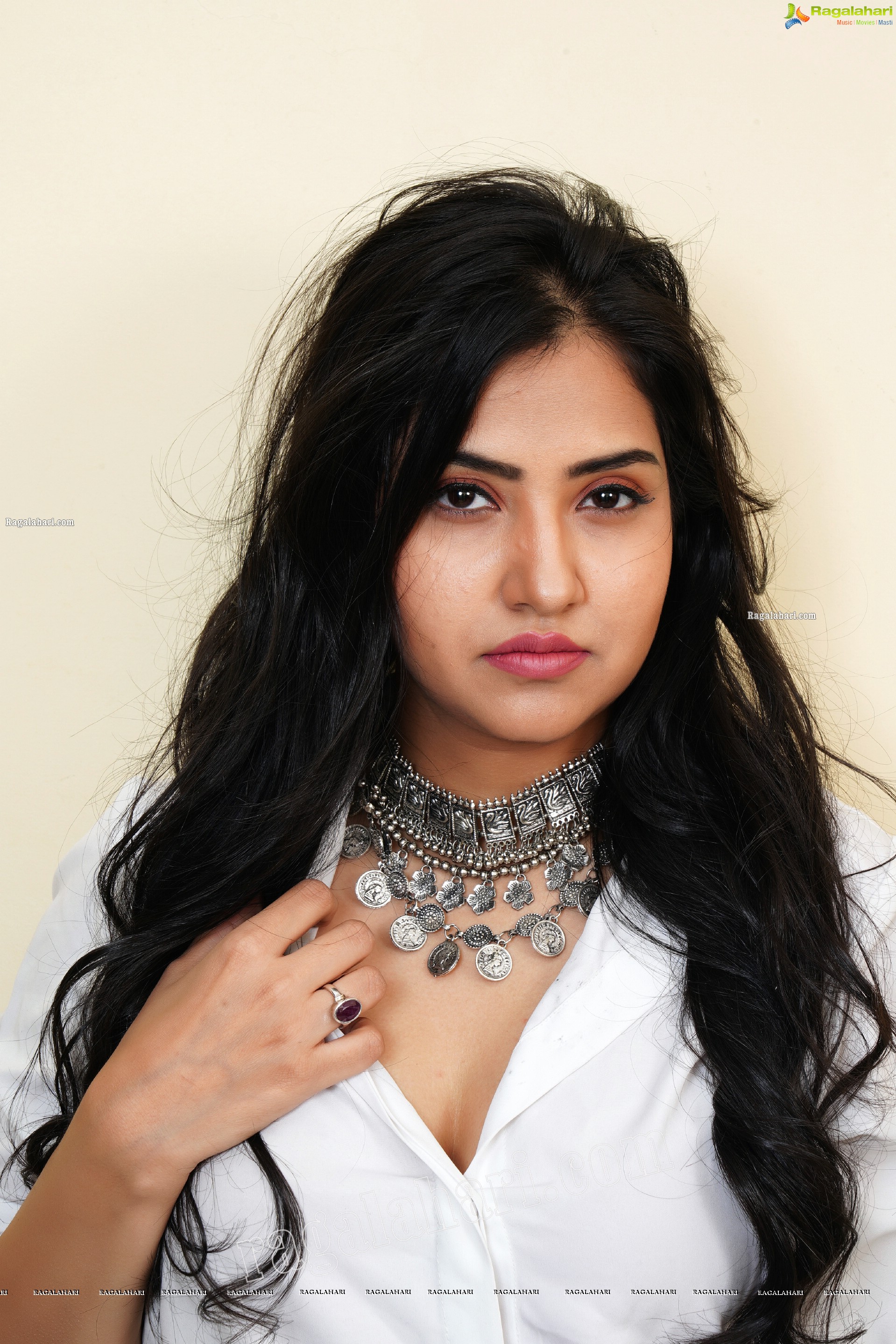 Palak Gangele in White Shirt and Jeans, Exclusive Photoshoot