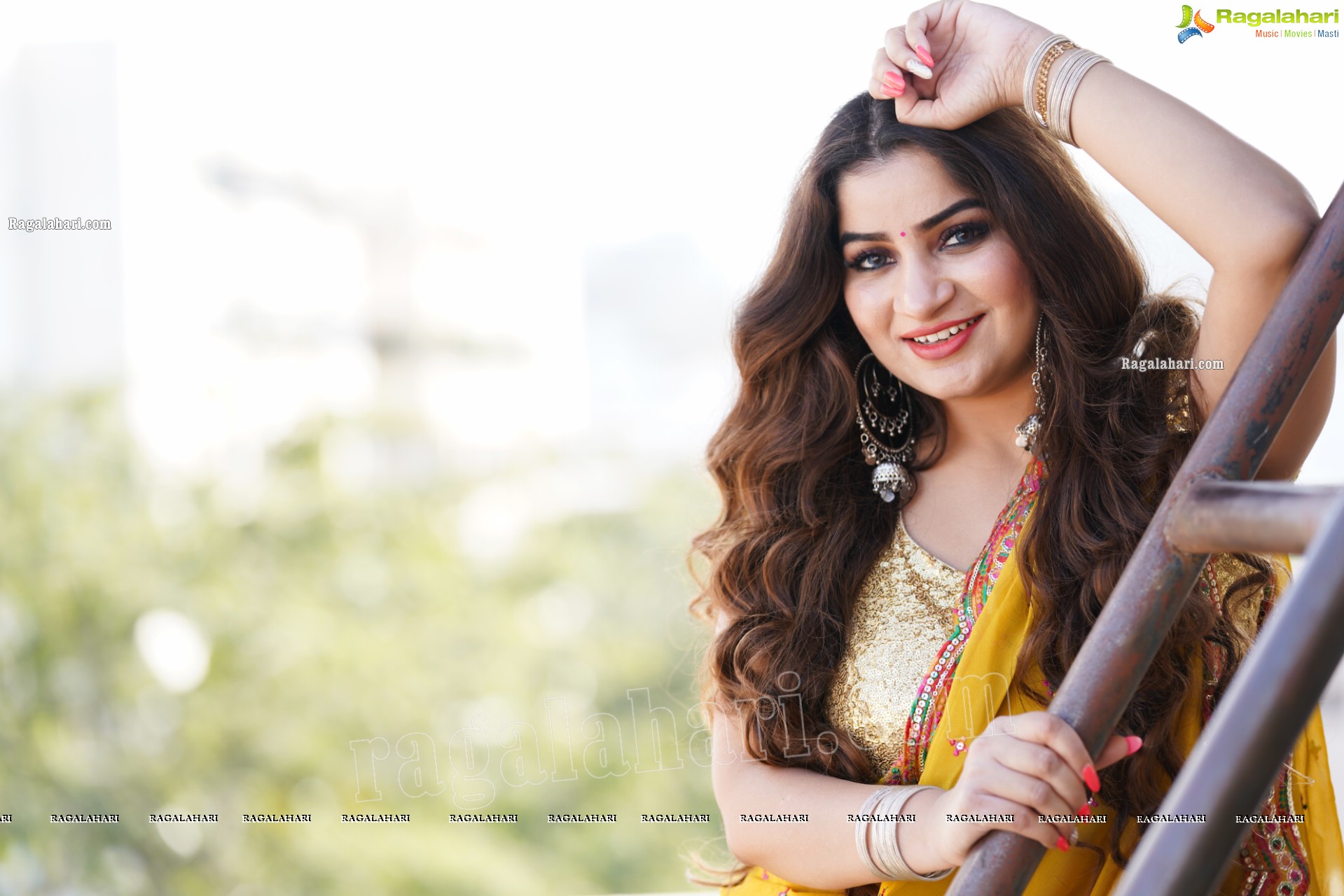 Selina Sood in Yellow Embellished Lehenga Choli, Exclusive Photoshoot