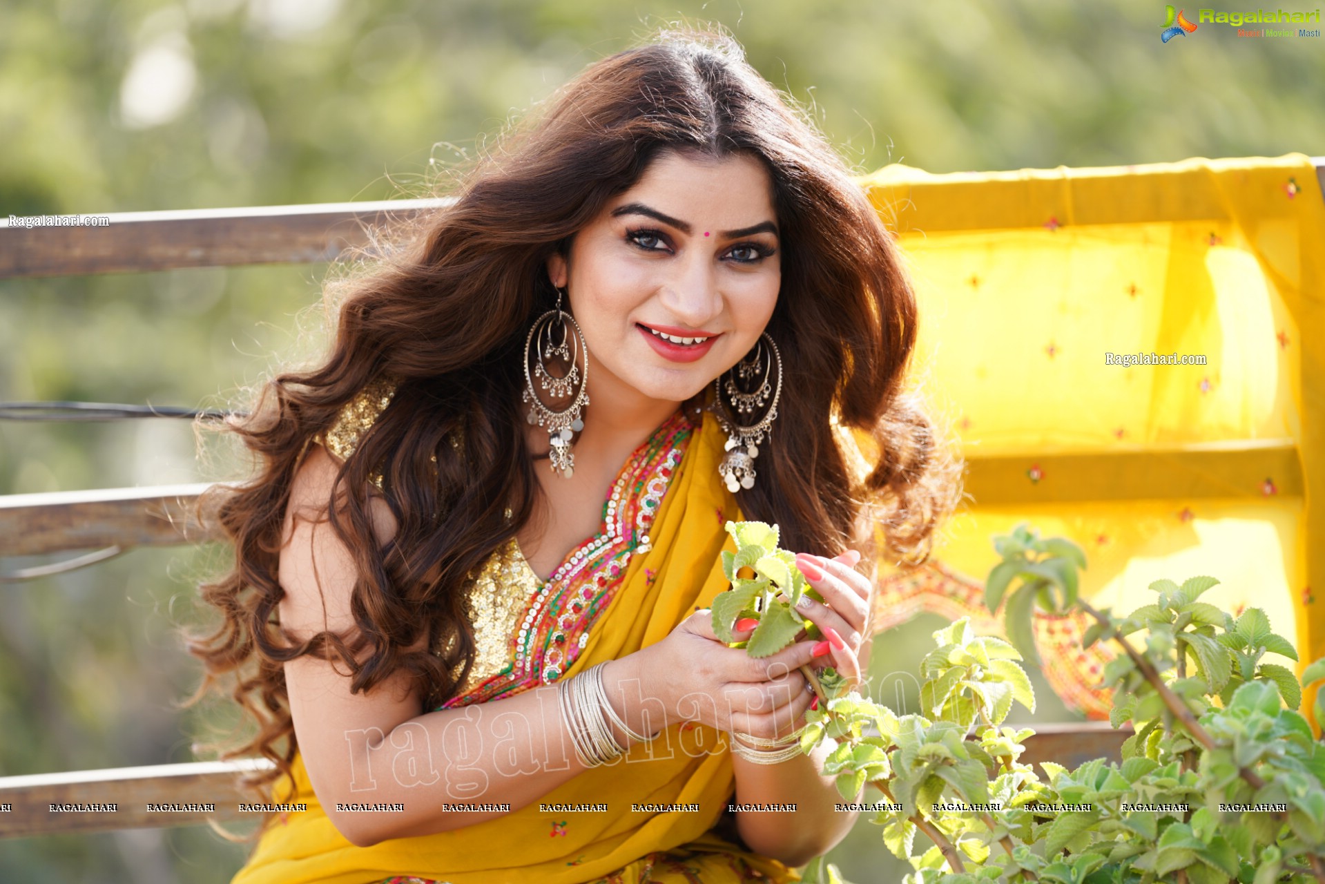 Selina Sood in Yellow Embellished Lehenga Choli, Exclusive Photoshoot