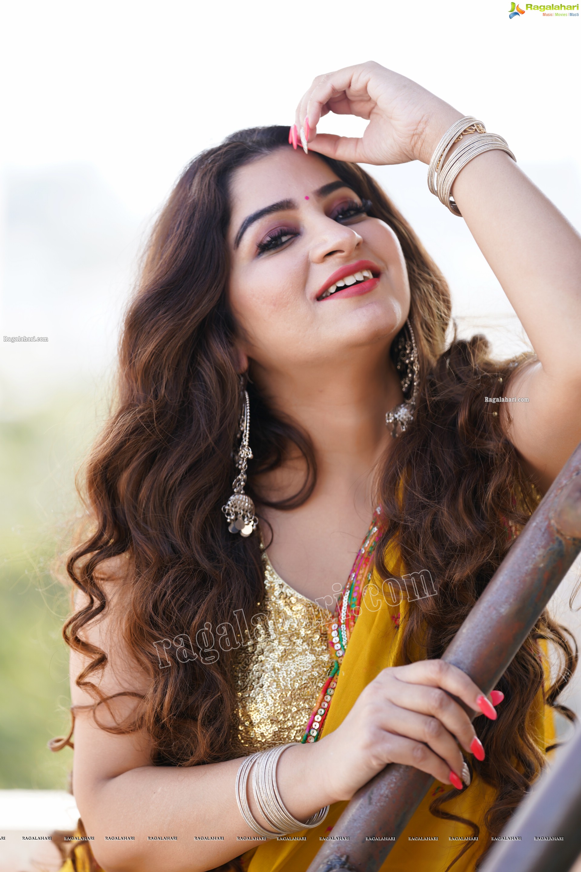 Selina Sood in Yellow Embellished Lehenga Choli, Exclusive Photoshoot