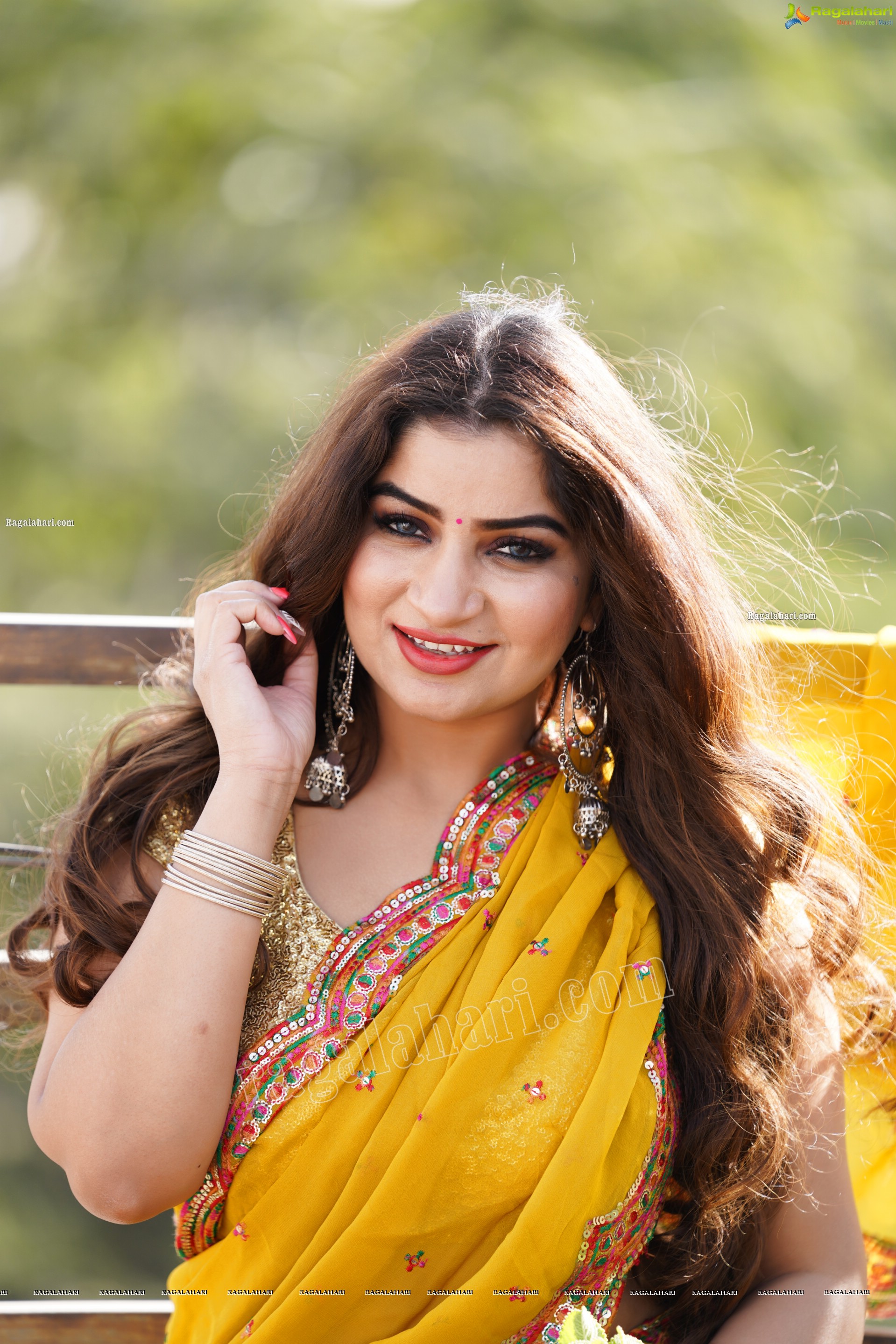 Selina Sood in Yellow Embellished Lehenga Choli, Exclusive Photoshoot