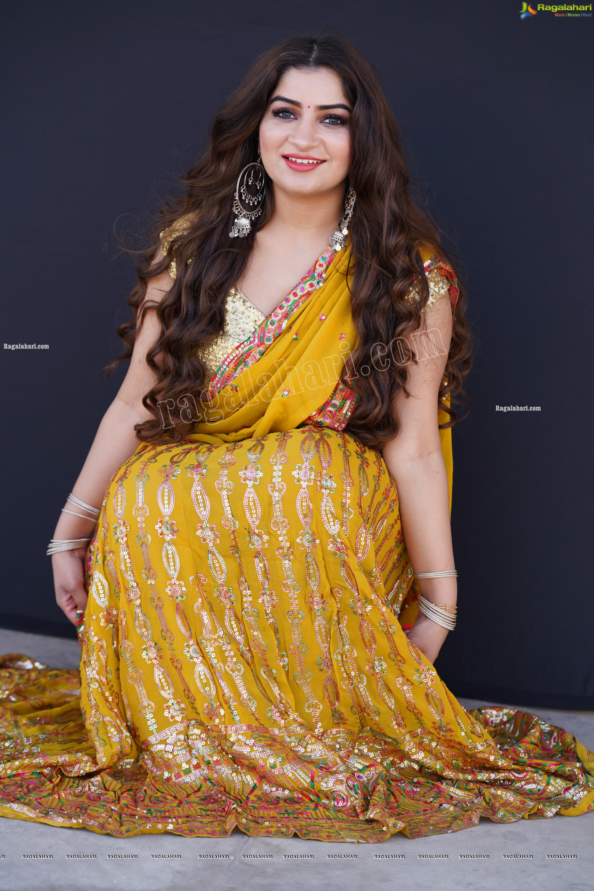 Selina Sood in Yellow Embellished Lehenga Choli, Exclusive Photoshoot