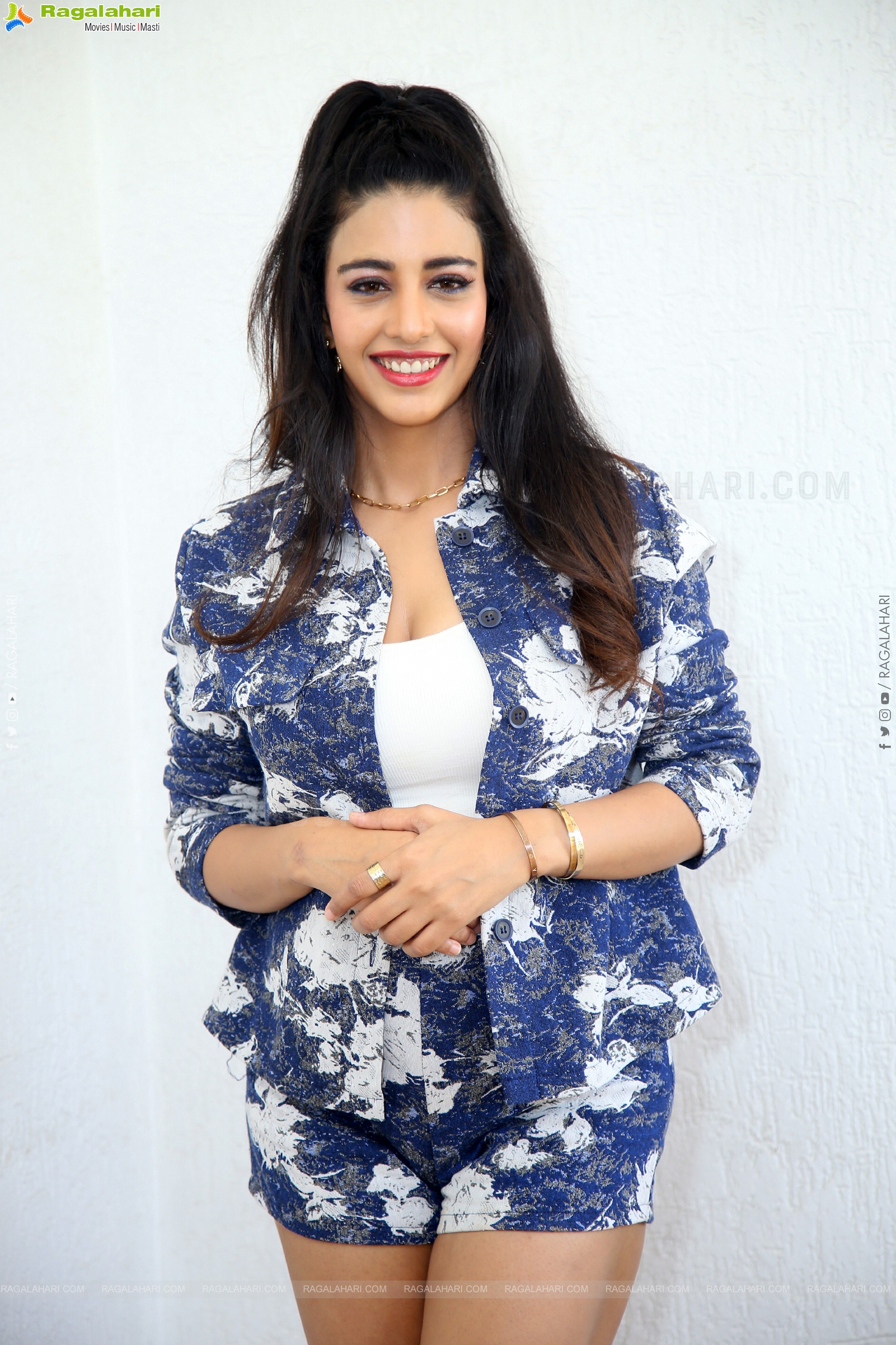 Daksha Nagarkar at Ravanasura Interview, HD Gallery