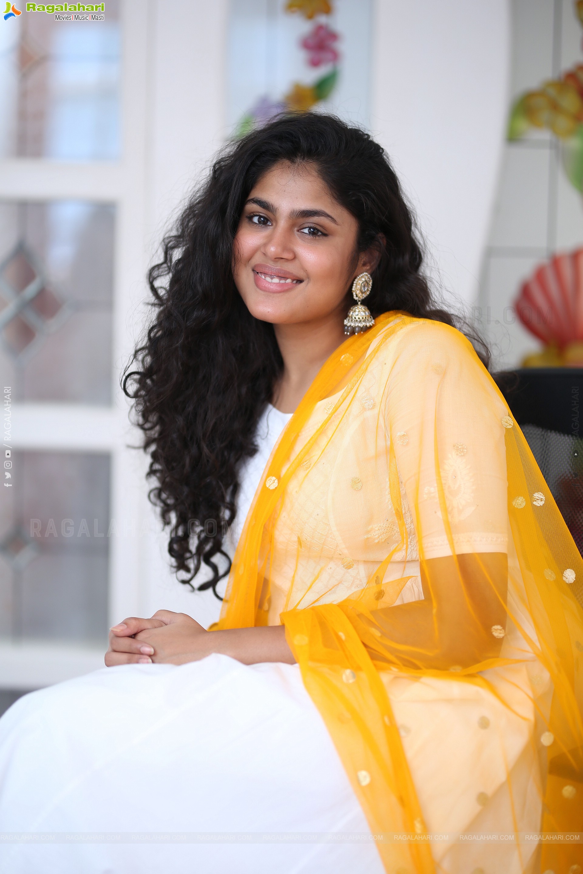 Faria Abdullah at Ravanasura Interview, HD Gallery