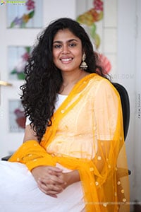 Faria Abdullah at Ravanasura Interview, HD Gallery