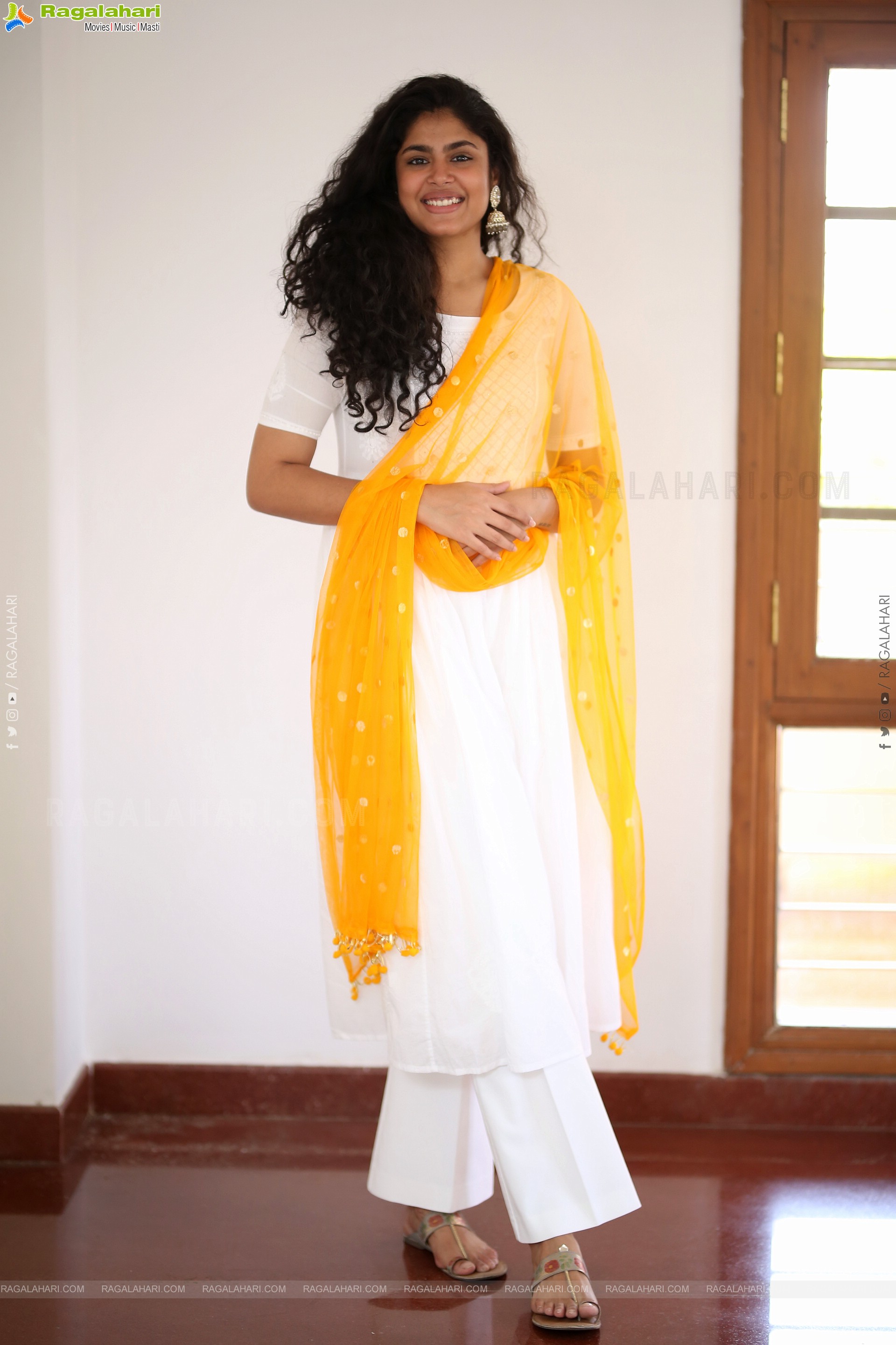 Faria Abdullah at Ravanasura Interview, HD Gallery