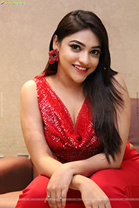 Ishwarya Vullingala in Red Velvet, HD Photo Gallery