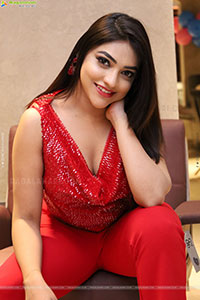 Ishwarya Vullingala in Red Velvet, HD Photo Gallery