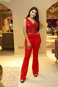 Ishwarya Vullingala in Red Velvet, HD Photo Gallery