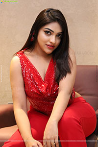 Ishwarya Vullingala in Red Velvet, HD Photo Gallery