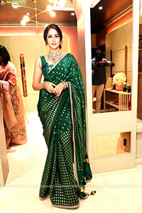 Lavanya Tripathi New Stills in Green Saree, HD Gallery