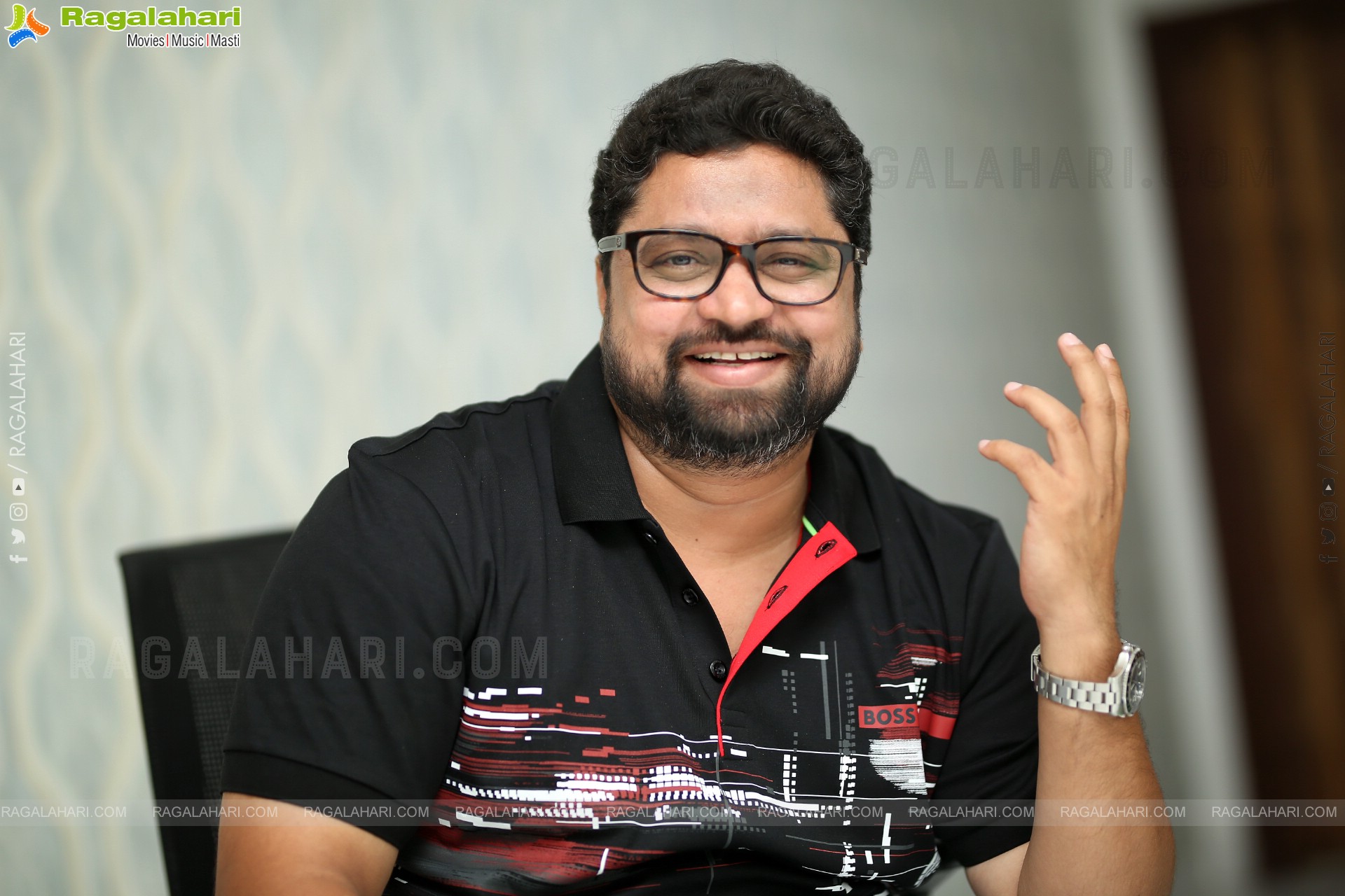 Producer Rajesh Danda Interview Stills, HD Photo Gallery