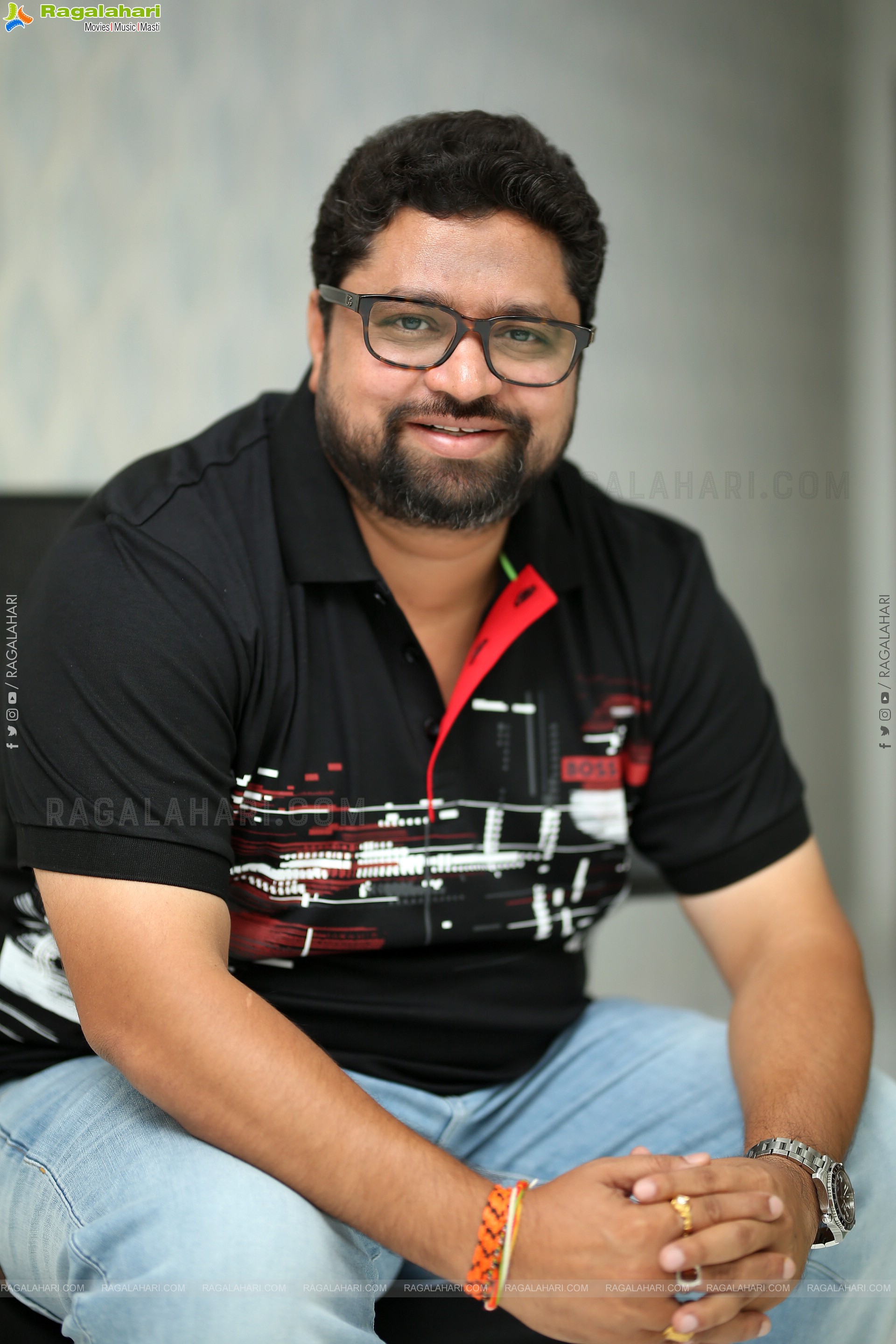 Producer Rajesh Danda Interview Stills, HD Photo Gallery