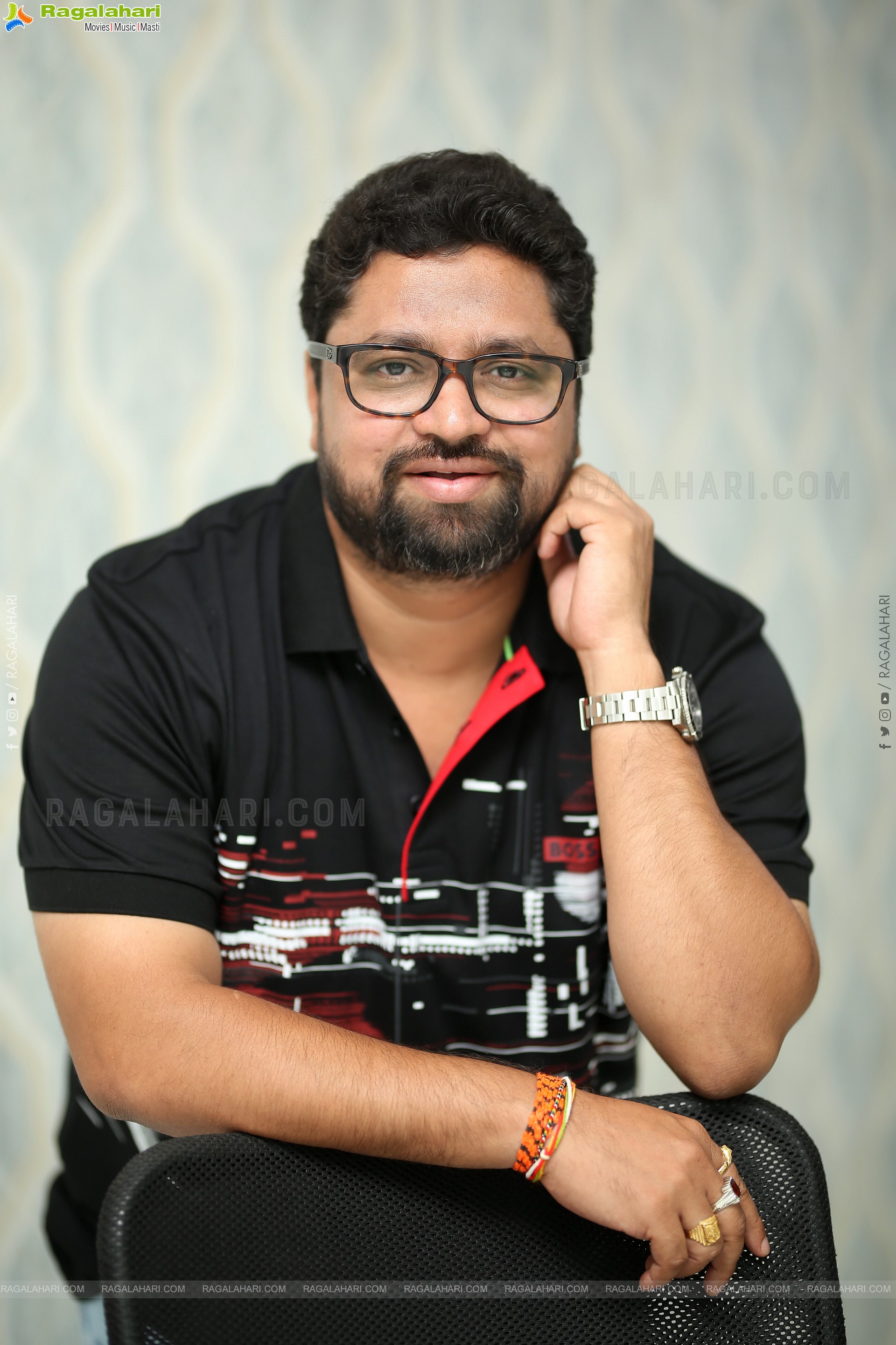 Producer Rajesh Danda Interview Stills, HD Photo Gallery