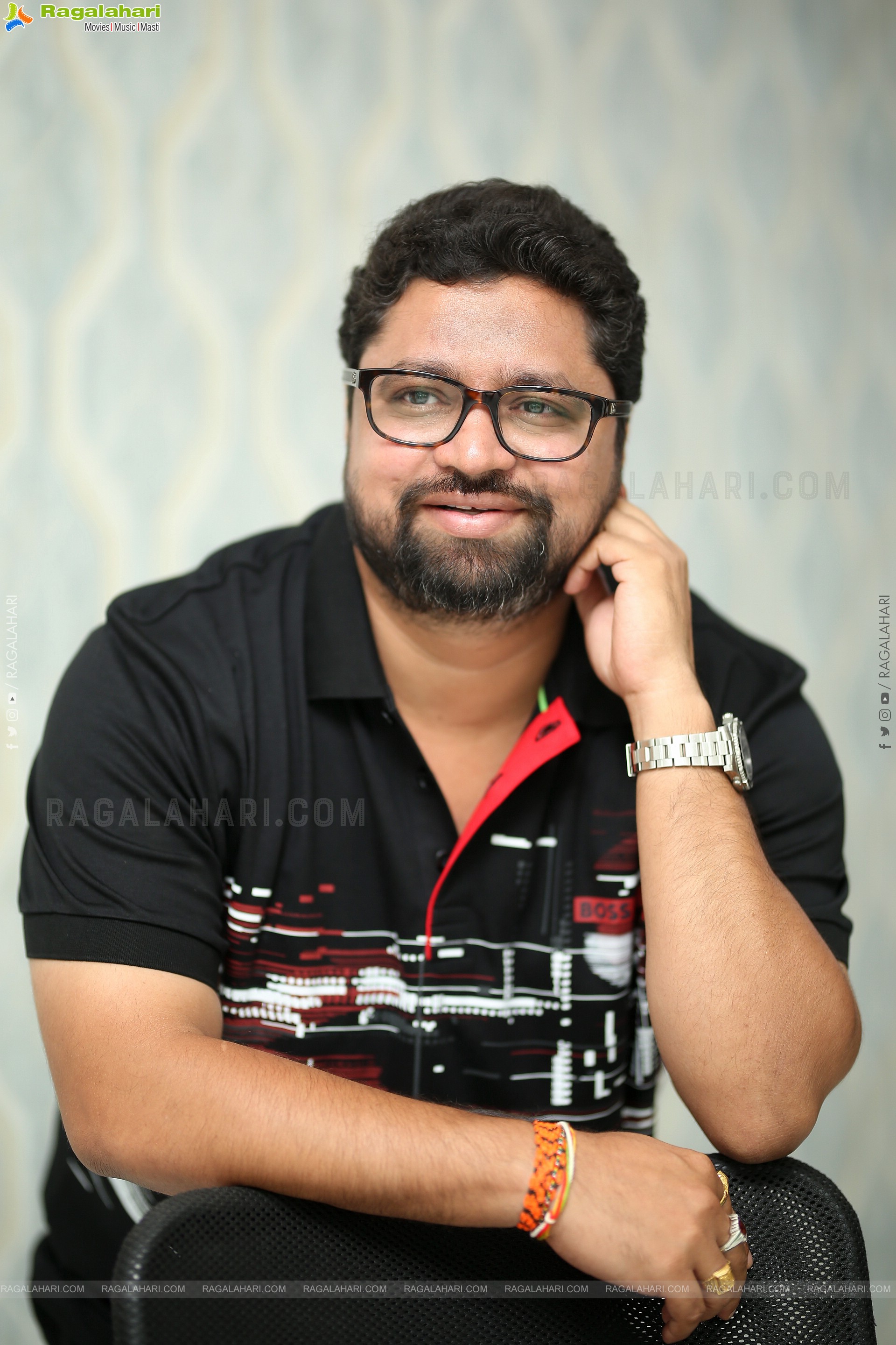 Producer Rajesh Danda Interview Stills, HD Photo Gallery