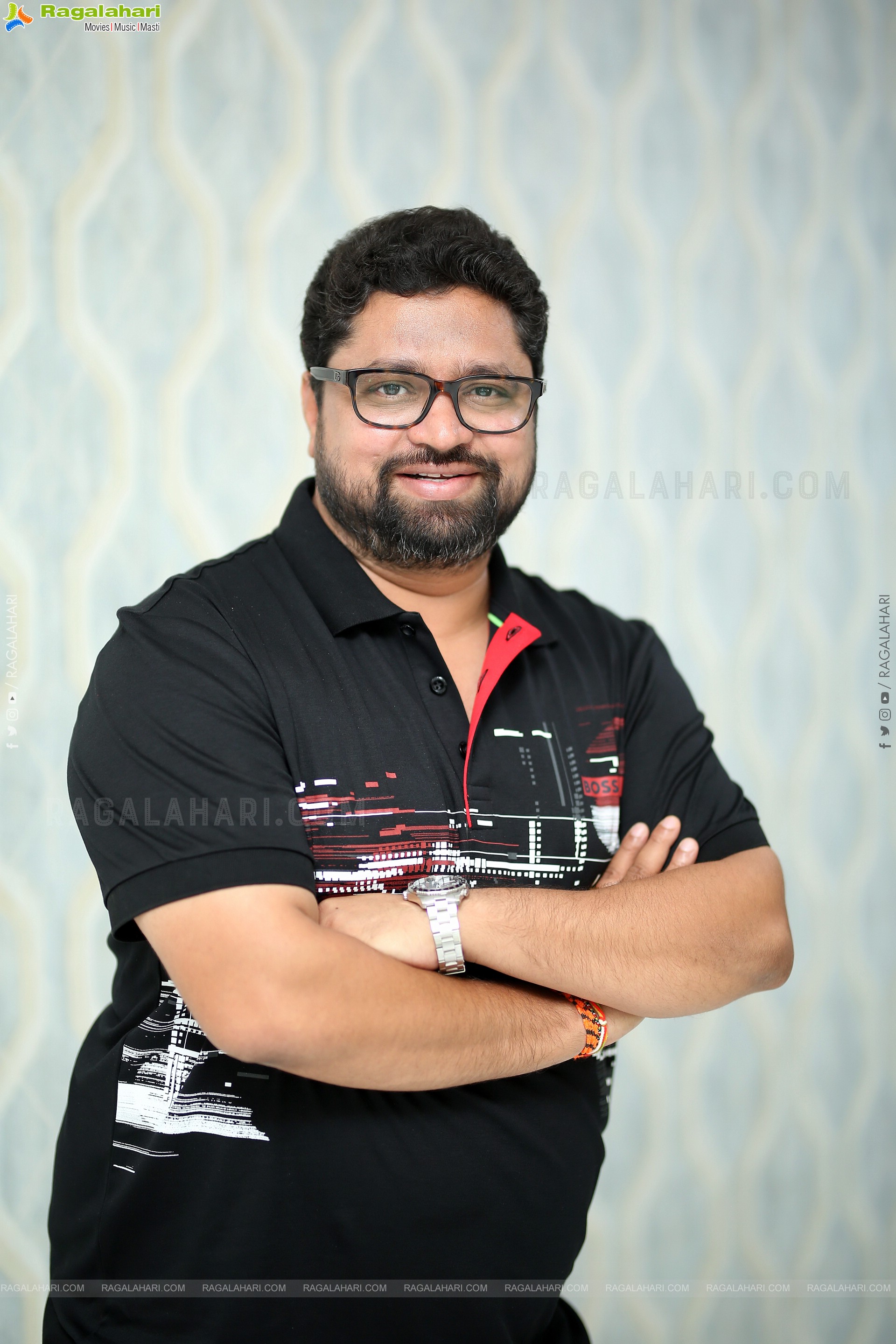 Producer Rajesh Danda Interview Stills, HD Photo Gallery