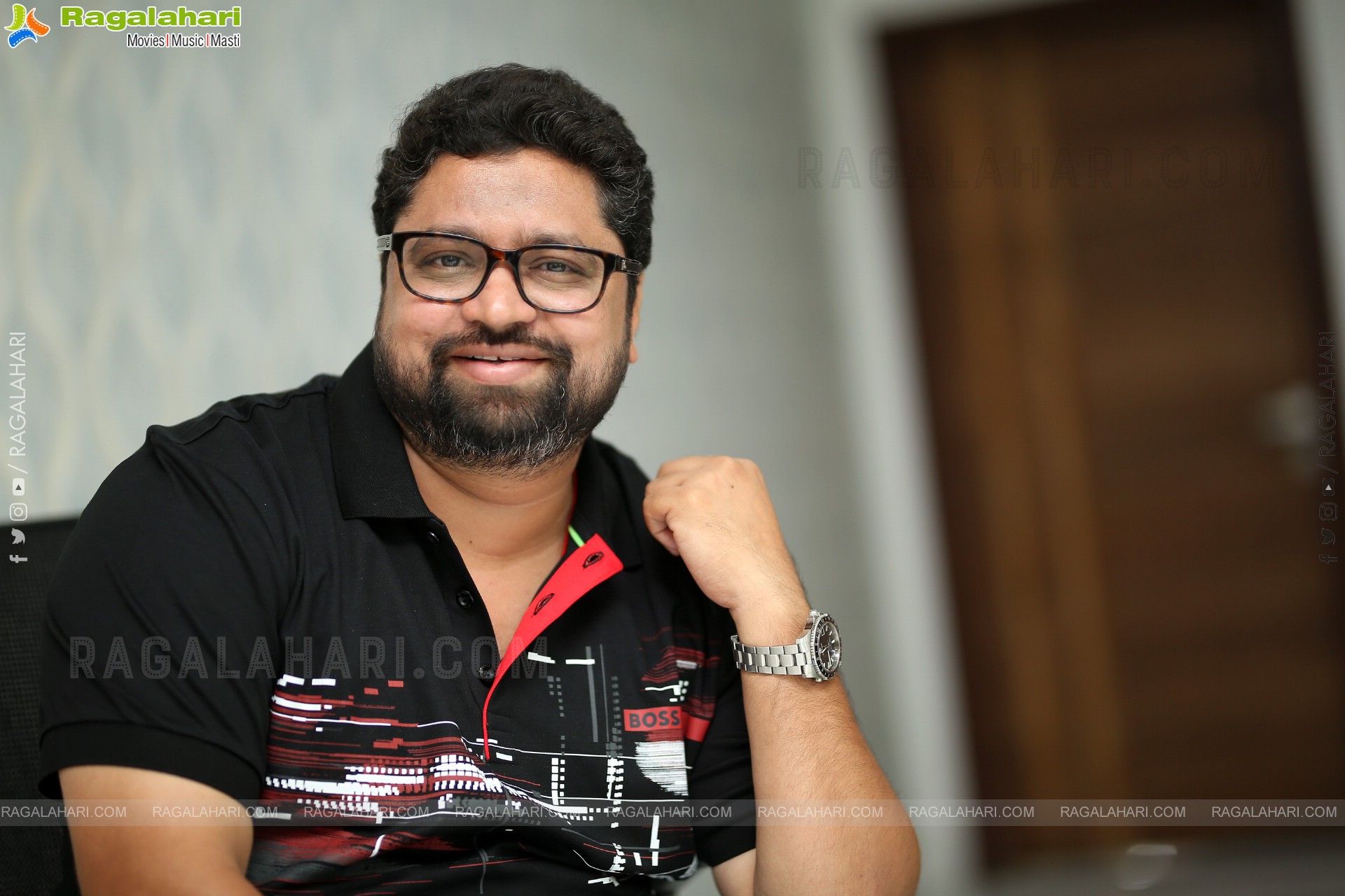 Producer Rajesh Danda Interview Stills, HD Photo Gallery