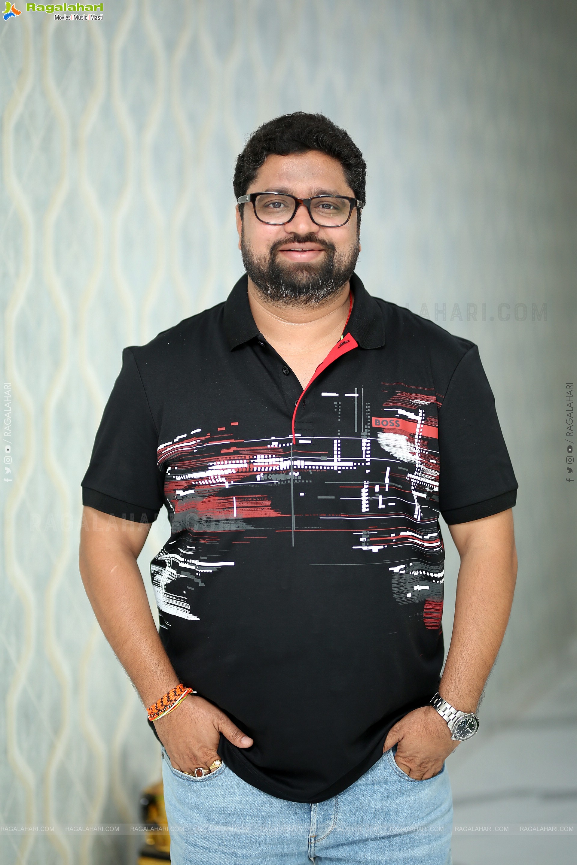 Producer Rajesh Danda Interview Stills, HD Photo Gallery