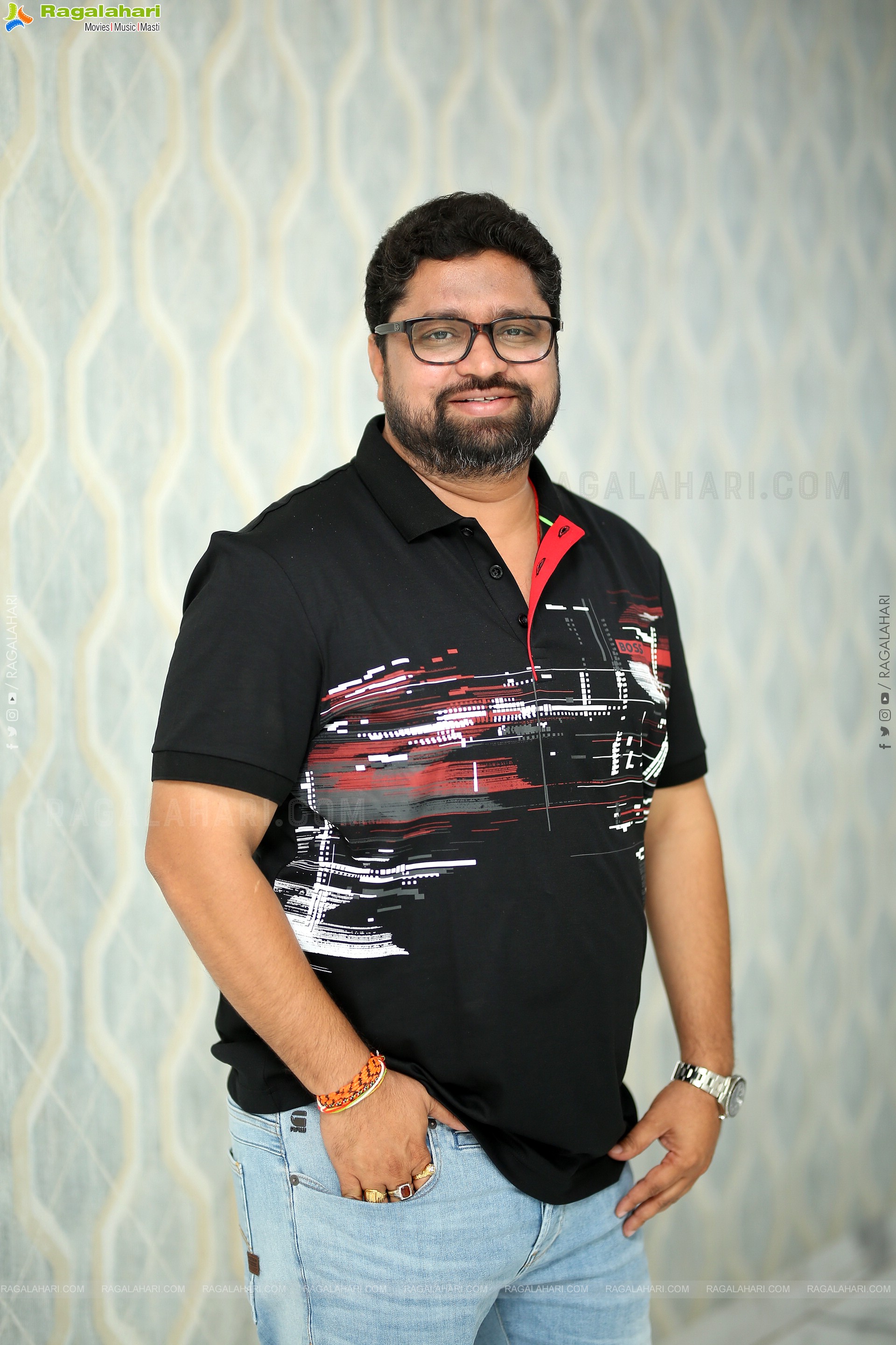 Producer Rajesh Danda Interview Stills, HD Photo Gallery