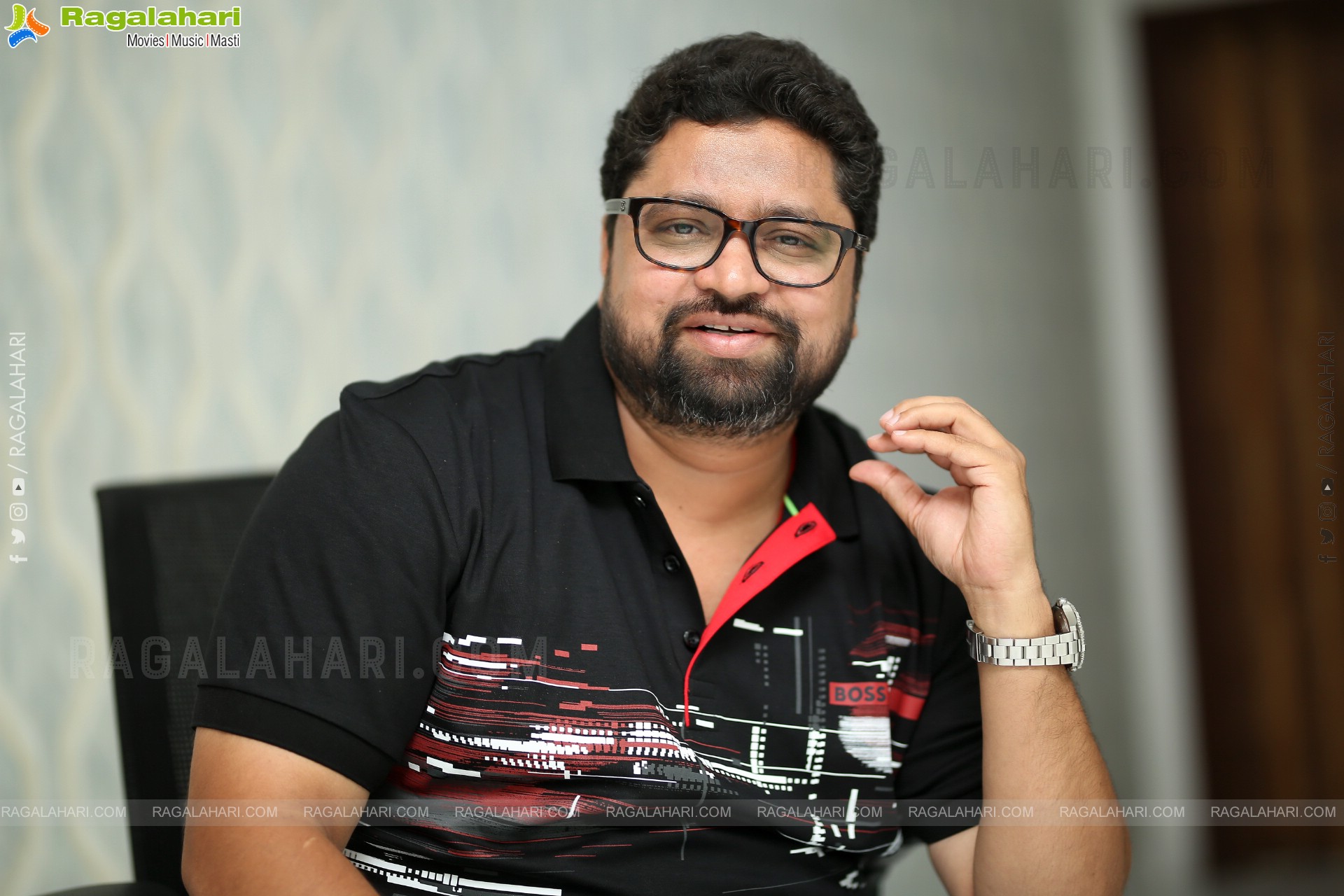 Producer Rajesh Danda Interview Stills, HD Photo Gallery