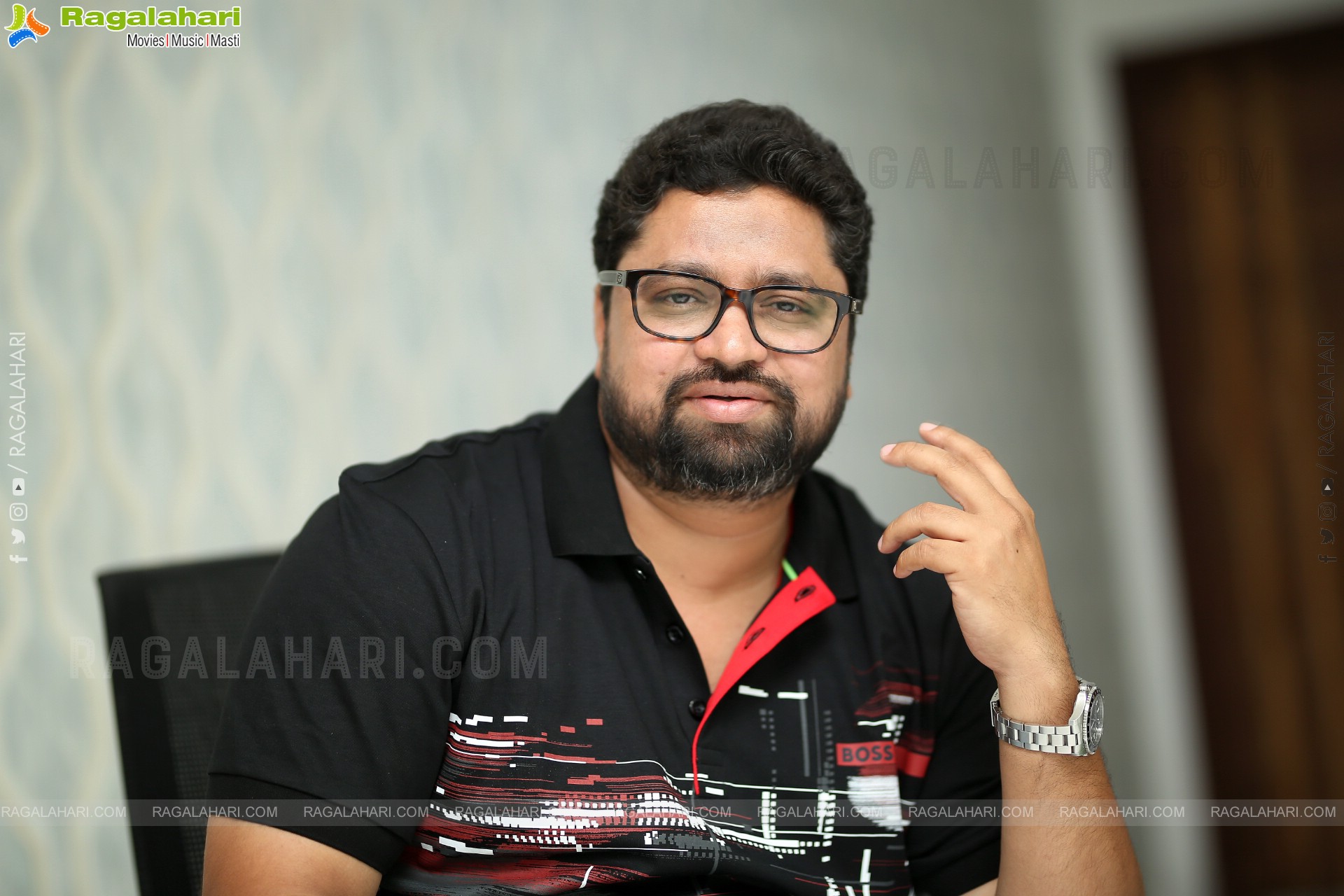 Producer Rajesh Danda Interview Stills, HD Photo Gallery