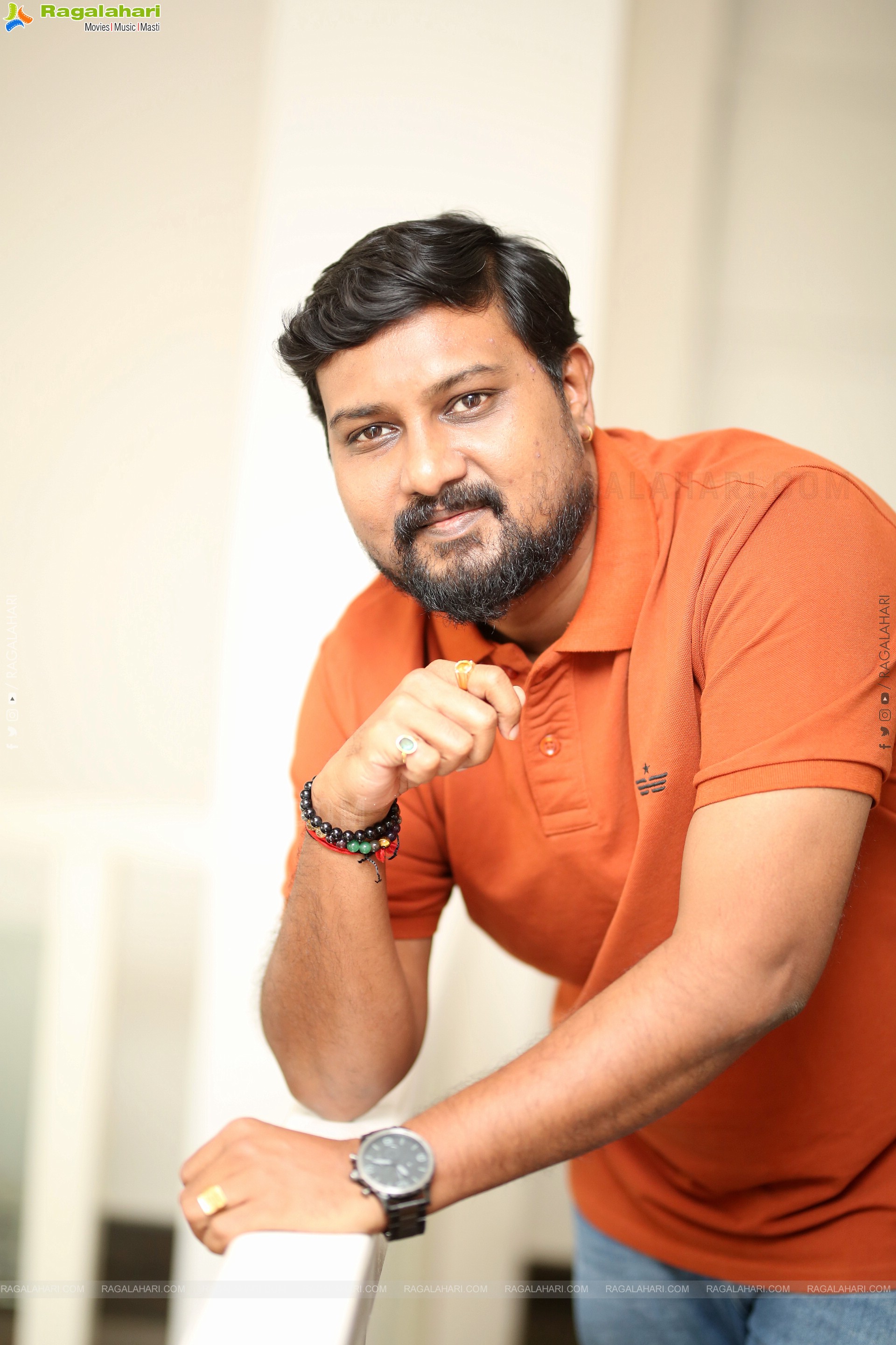 Music Director Harshavardhan Rameshwar at Ravanasura Interview, HD Gallery