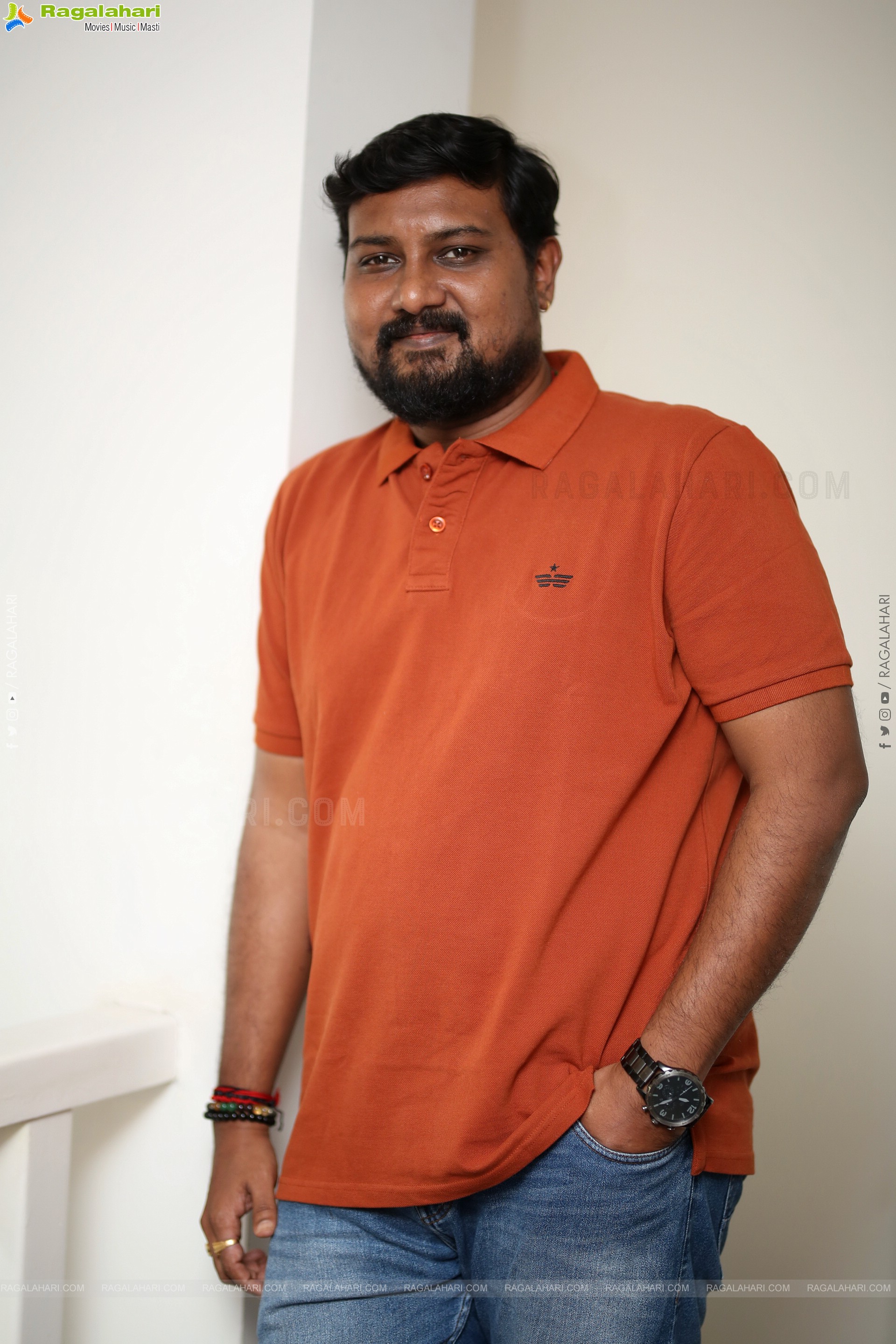 Music Director Harshavardhan Rameshwar at Ravanasura Interview, HD Gallery