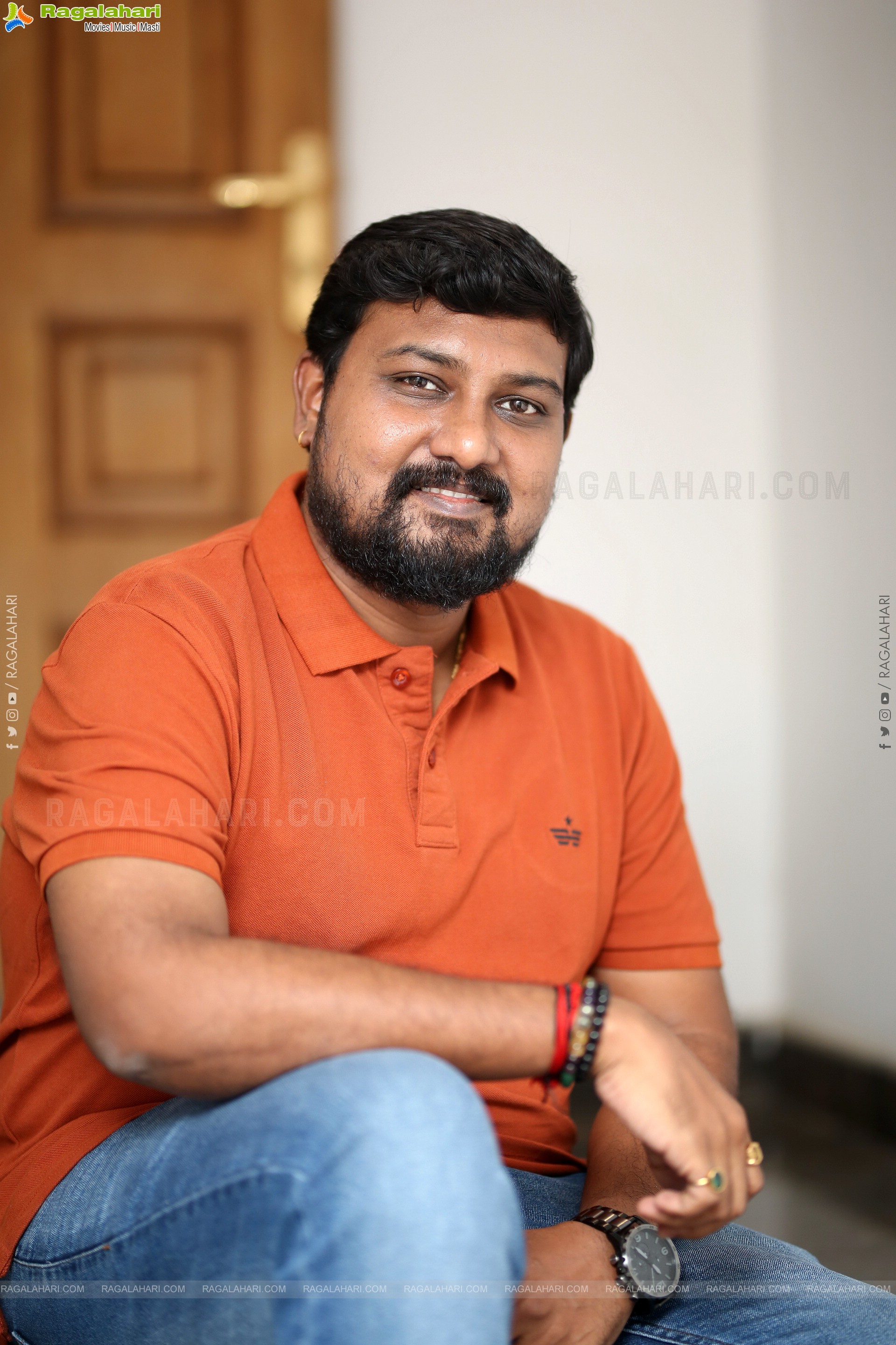 Music Director Harshavardhan Rameshwar at Ravanasura Interview, HD Gallery