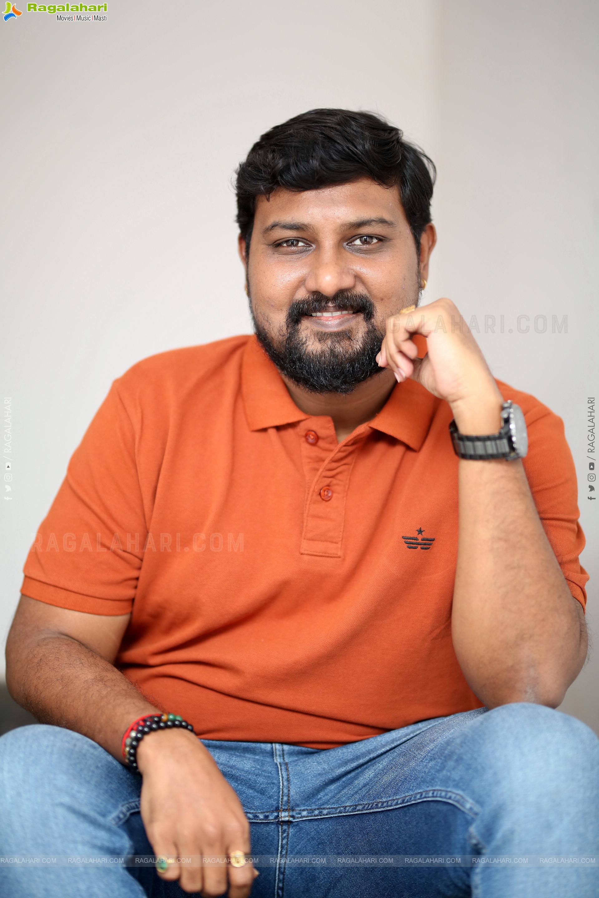Music Director Harshavardhan Rameshwar at Ravanasura Interview, HD Gallery