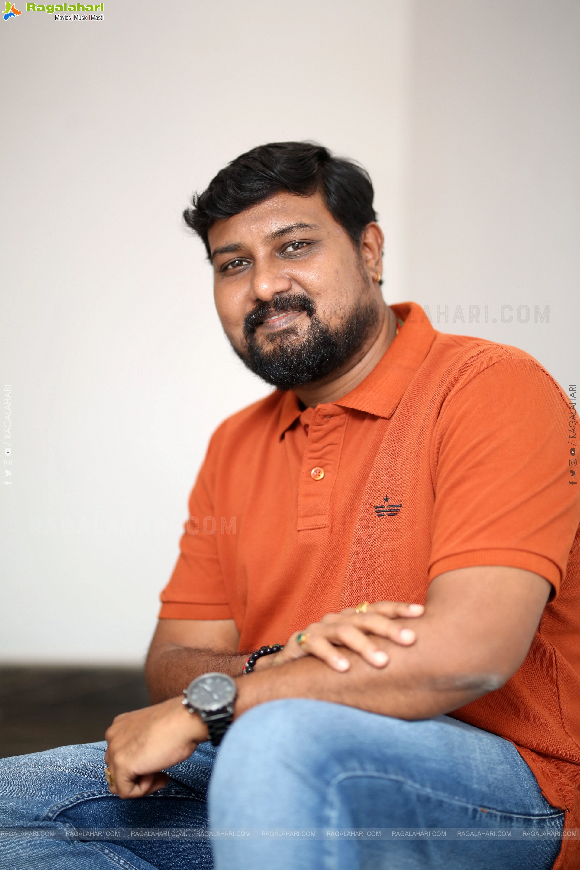 Music Director Harshavardhan Rameshwar at Ravanasura Interview, HD Gallery