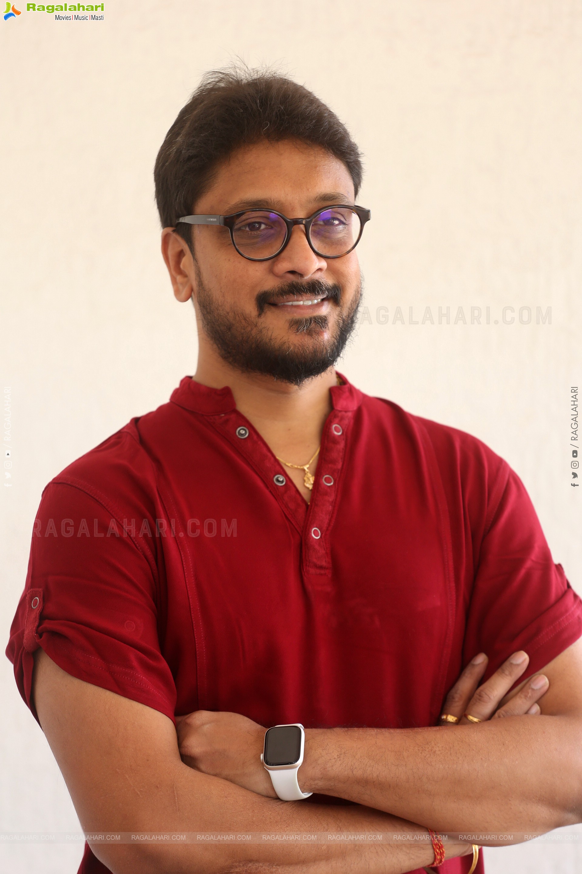 Srikanth Vissa at Ravanasura Interview, HD Gallery