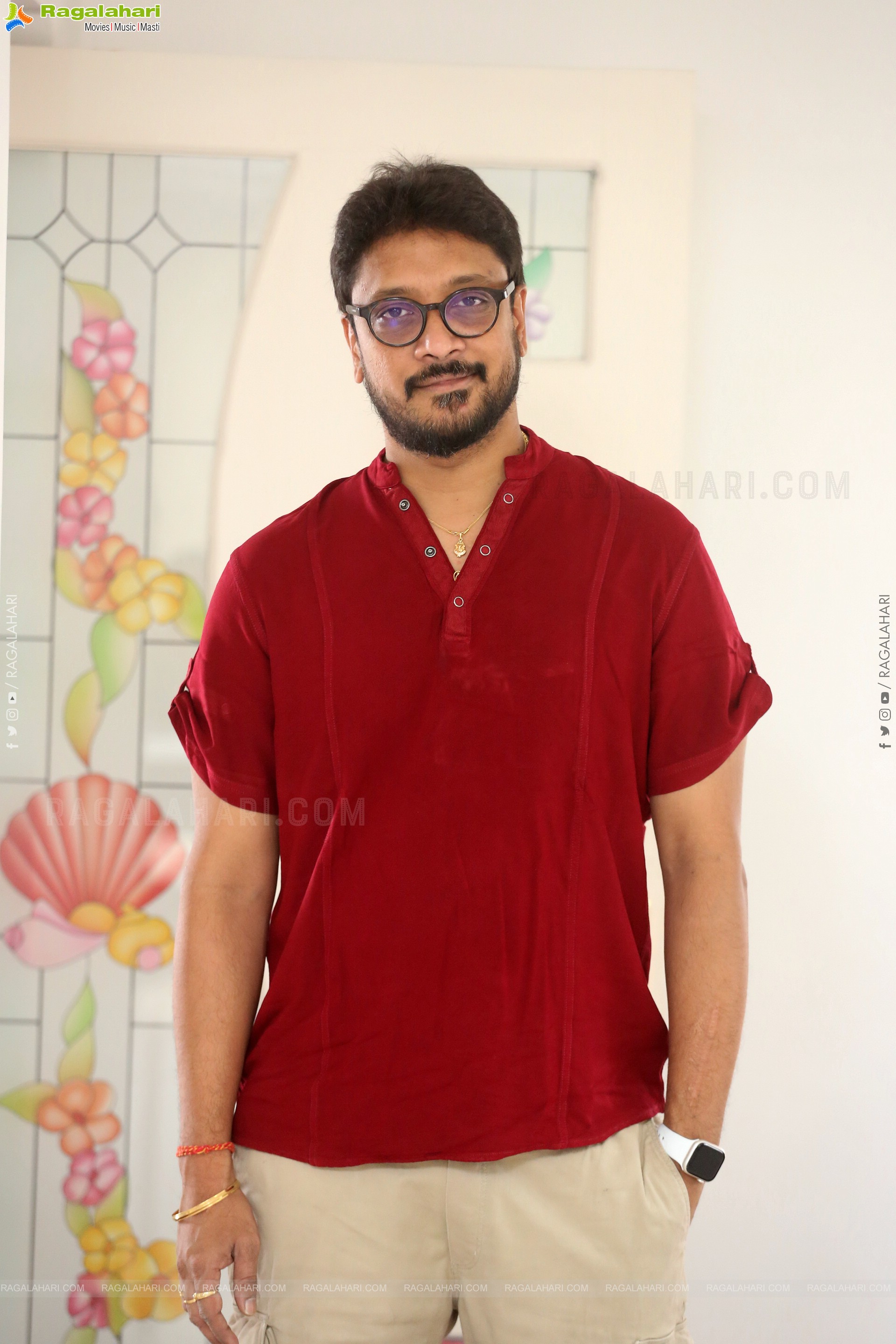 Srikanth Vissa at Ravanasura Interview, HD Gallery